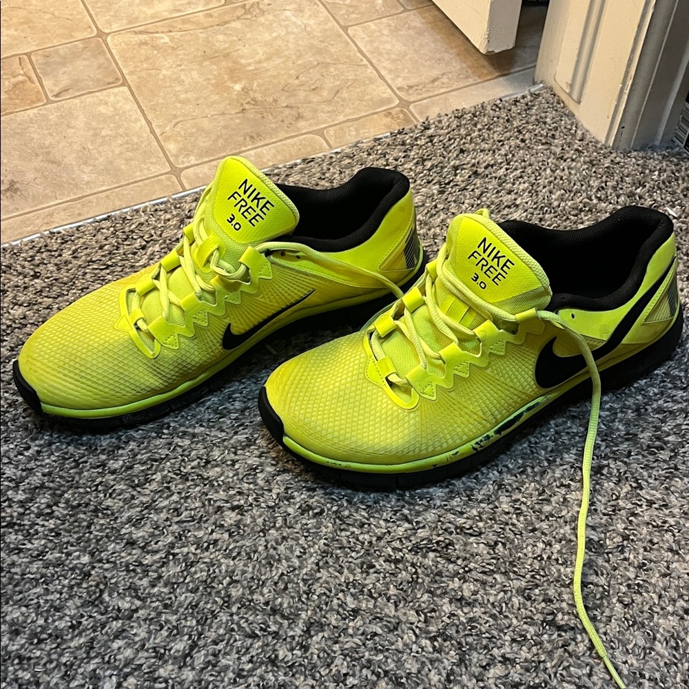 Nike Free 5.0 Neon Yellow Running Shoes